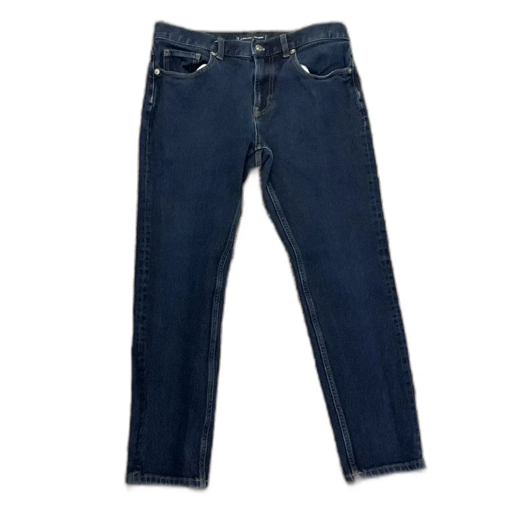 Everlane Men's Blue Dark Wash Denim Slim Skinny Jeans Size 31 X 28